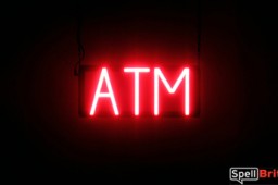 ATM illuminated LED signs that are an alternative to neon signs for your business