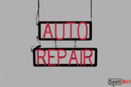 AUTO REPAIR LED signs that use changeable letters to make window signs for your automotive shop