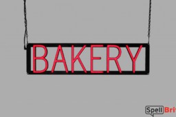 BAKERY LED signs that use interchangeable letters to make custom signs for your shop
