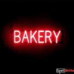 BAKERY LED illuminated sign that uses interchangeable letters to make business signs for your shop