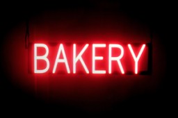 BAKERY LED illuminated sign that uses interchangeable letters to make business signs for your shop