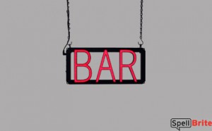 BAR LED signs that look like a neon sign for your business