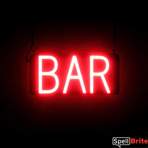 BAR LED signs that are an alternative to neon lighted signs for your business