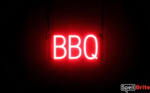 BBQ LED signs that look like a neon glowing sign for your business