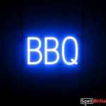 BBQ sign, featuring LED lights that look like neon BBQ signs