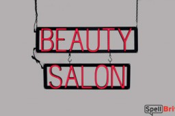 BEAUTY SALON LED sign that looks like neon signs for your business