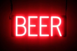 BEER LED signs that look like a lighted neon sign for your bar