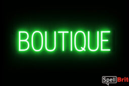 BOUTIQUE Letrero, con luces LED que parecen de neón BOUTIQUE Letreros