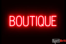BOUTIQUE Letrero, con luces LED que parecen de neón BOUTIQUE Letreros