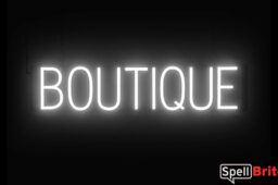 BOUTIQUE Letrero, con luces LED que parecen de neón BOUTIQUE Letreros