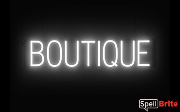 BOUTIQUE Letrero, con luces LED que parecen de neón BOUTIQUE Letreros