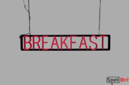 BREAKFAST LED signs that are an alternative to neon signs for your restaurant