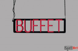 BUFFET LED signage that is an alternative to neon signs for your business