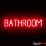 BAÑO Letrero, con luces LED que parecen de neón BAÑO Letreros