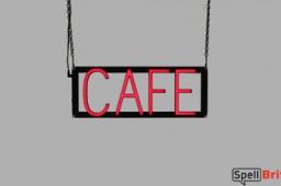 CAFÉ & BAR LED signs that use changeable letters to make business signs for your shop
