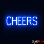 CHEERS Letrero, con luces LED que parecen CHEERS de neón Letreros