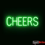 CHEERS Letrero, con luces LED que parecen CHEERS de neón Letreros