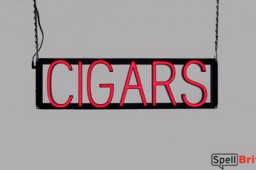 CIGARS LED signs that look like a neon sign for your shop
