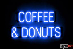 LED Coffee Donuts Open Sign