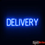 Delivery Letrero, con luces LED que parecen de neón Delivery Letreros