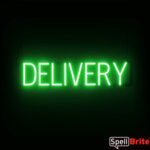 Delivery Letrero, con luces LED que parecen de neón Delivery Letreros