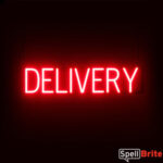 Delivery Letrero, con luces LED que parecen de neón Delivery Letreros