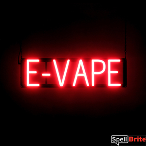 E-VAPE illuminated LED signs that are an alternative to neon signs for your business