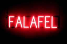 FALAFEL LED signs that look like a neon lighted sign for your restaurant