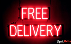 FREE DELIVERY LED sign that looks like lighted neon signs for your bar