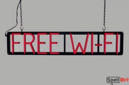 FREE WI-FI LED signage that looks like neon signs for your business