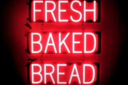 FRESH BAKED BREAD LED signs that use changeable letters to make custom signs for your bakery