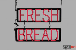 FRESH BREAD LED signage that looks like a neon sign for your bakery