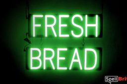 FRESH BREAD Letrero, con luces LED que parecen de neón FRESH BREAD Letreros