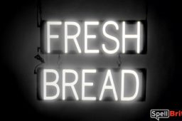 FRESH BREAD Letrero, con luces LED que parecen de neón FRESH BREAD Letreros