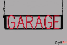 GARAGE LED sign that looks like neon signs for your home or auto shop