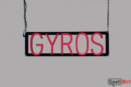 GYROS LED sign that is an alternative to neon signs for your business