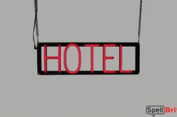 HOTEL LED signs that are an alternative to neon signage for your business