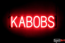 KABOBS LED signs that look like neon signs that uses changeable letters to make custom signs