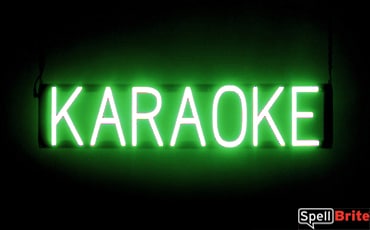 KARAOKE Letrero, con luces LED que parecen KARAOKE de neón Letreros