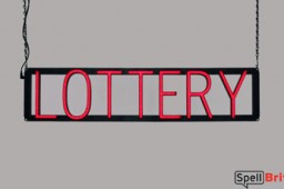 LOTTERY LED signs that look like a neon sign for your convenience store