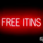 FREE ITINS Sign