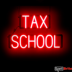 TAX SCHOOL Sign