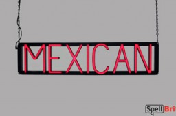 MEXICAN LED signs that look like neon signs that uses changeable letters to make window signs