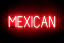 MEXICAN illuminated LED signs that are an alternative to neon signs for your restaurant