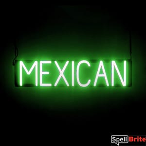 Neon look, LED performance SpellBrite Ultra-Bright Burritos Neon-LED Sign 