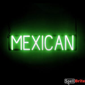 Neon look, LED performance SpellBrite Ultra-Bright Burritos Neon-LED Sign Neon look, LED performance SpellBrite Ultra-Bright Burritos Neon-LED Sign