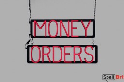 MONEY ORDERS LED signage that looks like neon signs for your business