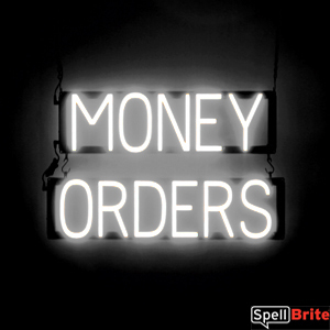 SpellBrite Ultra-Bright Money Orders Neon-LED Sign Neon look, LED performance
