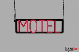 MOTEL LED signage that is an alternative to neon signs for your business