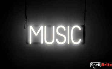 MÚSICA Letrero, con luces LED que parecen de neón MÚSICA Letreros
